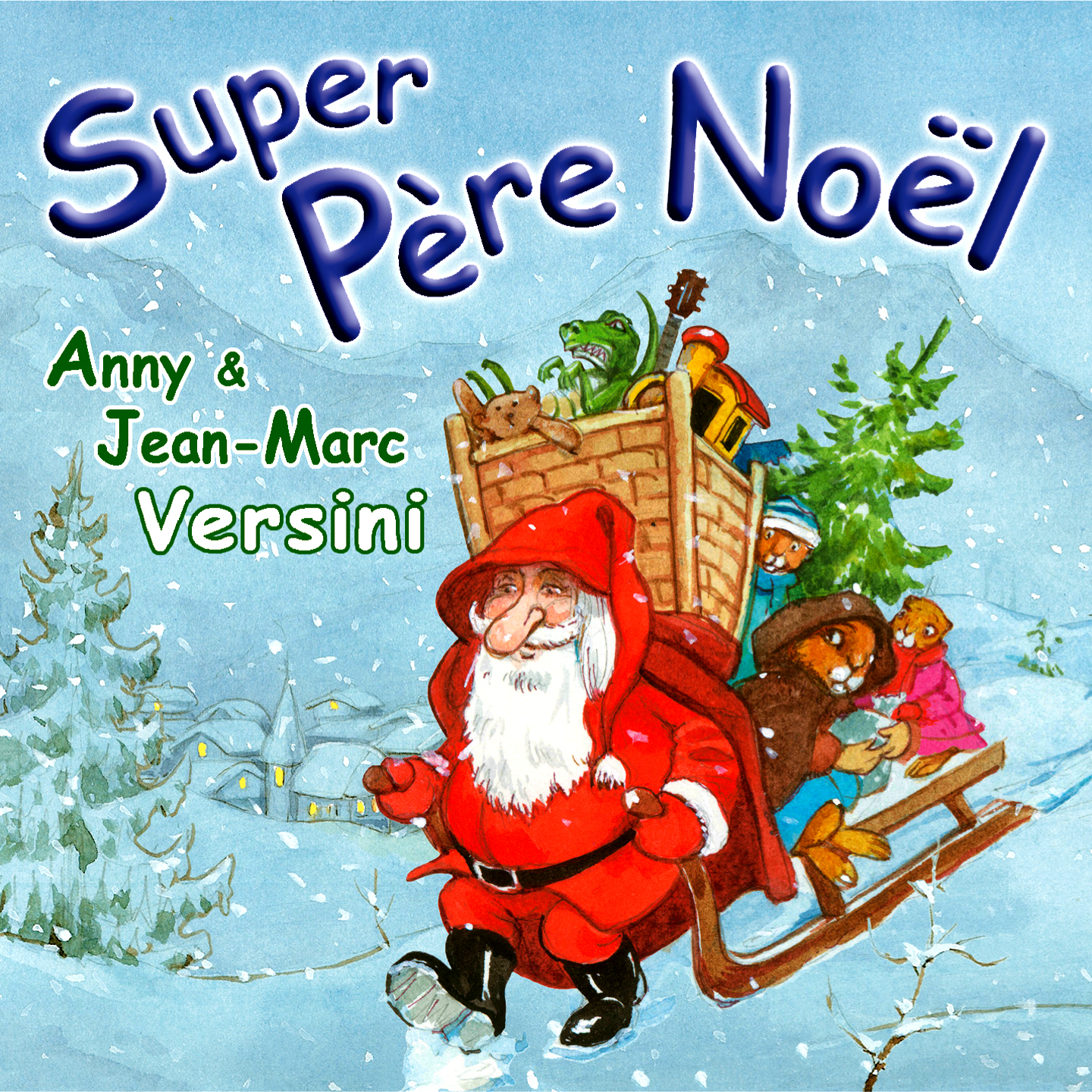 lb player Eradicate Super Père Noël (CD) – A et J-M Versini – Marmottes Productions – Anny et  Jean-Marc Versini – chansons enfants musique